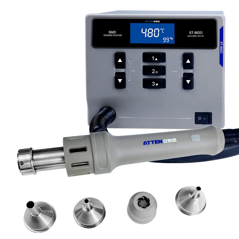 Secondary image of ATTEN ST-862D HOT AIR GUN SMD REWORK STATION - Quality Phone Parts in Sri Lanka